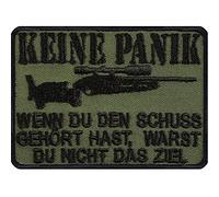 German Sniper Patch Toppa militare per applicazione giacca/gilete/jeans/uniforme, 70 x 50 mm