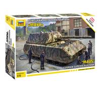German Superheavy Tank Maus 1:72 Plastic Model Kit ZVEZDA