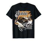 German Tiger Panzer WW II Panzerkampfwagen 6 Soldati Maglietta