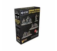 Warlord Games Miniature in resina per veterani dell'esercito tedesco, plotone di armi pesanti, scala 28 mm, miniature altamente dettagliate della seconda guerra mondiale