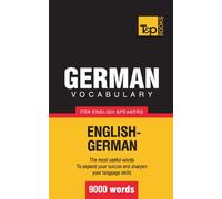 German vocabulary for English speakers - 9000 words