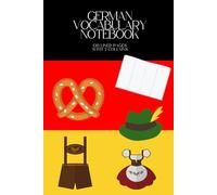 German Vocabulary Notebook:: 120 lined pages with 2 columns | 6 x 9 inches | Learn German in style