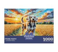 German Wirehaired Pointer Jigsaw Puzzle Impossibili 1000Pcs Decorazione Per La Casa. Giochi Rilassamento E Intelligence Per Adulti E Ragazzi Da 14 Anni 38x26cm/1000pcs