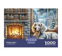 German Wirehaired Pointer Puzzle 1000 Pezzi Per Adulti E Bambini Da 14 Anni E Più Impegnativo E Difficile Giochi Rilassamento,Idea Regalo Uomo E Donna 70x50cm/1000pcs