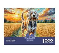 German Wirehaired Pointer Puzzle 1000 Pezzi Per Adulti E Ragazzi Impegnativo E Difficile Giochi Rilassamento,Regalo Per Amore E Amico 70x50cm/1000pcs