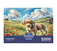 German Wirehaired Pointer Puzzle 1000 Pezzi Per Adulti, Sfida Familiare, Antistress, Fomenta Collaborazione Per Uomini, Donne, Anziani 70x50cm/1000pcs