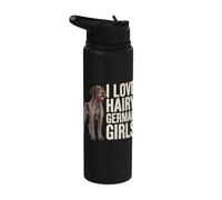 German Wirehaired Pointer Stainless Steel Insulated Water Bottle