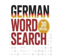 German Word Search: 30 Fun Language Puzzles | 60 Pages | 8.5x11 inch size for ease of use | Solutions Included | Great for language practice | gofy giving | Screenfree time