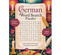 German Word Search Puzzles: Fun Word Find Puzzles In Large Print - Build Vocabulary For Adults & Seniors