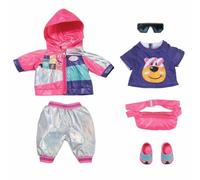 GermanBaby born - vestito set bicicletta 43 cm