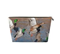 Germani reali Caccia alle anatre Anatre domestiche, Borsa per il trucco Borsa per cosmetici Borsa da toilette da viaggio portatile Borsa da toilette