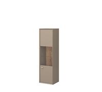 Germania 2329-245 - Vetrina sospesa Calvi, in Legno di Quercia, 35 x 40 x 140 cm (Larghezza x Altezza x profondità)