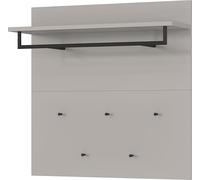 Germania 3800-186 GW-Bastia - Pannello appendiabiti in metallo, 96 x 95 x 30 cm (larghezza x altezza x profondità)