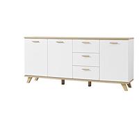 Germania 8484-184 set da 3 pz. per scarpiera Colorado in bianco/verde, 53 x 91 x 30 cm (LxHxP)