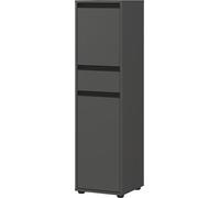 Germania Armadio 2201-547 GW-Lemont, in grafite, con chiusura ammortizzata di ante e cassetti, 33 x 121 x 34 cm (LxAxP)