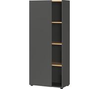 Germania Armadio archivio 2233-549 GW-Adrano, in grafite/rovere Navarra-Nb., senza maniglie, 61 x 145 x 34 cm (LxAxP)