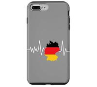 Germania Bandiera della mappa del battito cardiaco Pride Custodia per iPhone 7 Plus/8 Plus