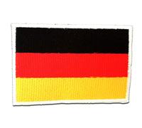 Germania bandiera Land - Toppe termoadesive Patch Toppa ricamate, misura: 7,5 x 4,8 cm