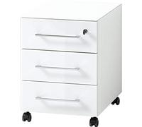 Germania Contenitore su ruote 4201-84 GW-Monteria, bianco, chiudibile a chiave, 40 x 55 x 50 cm (LxAxP)