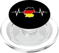 Germania Contorno Cuore Battito Amore Bandiera PopSockets PopGrip per MagSafe