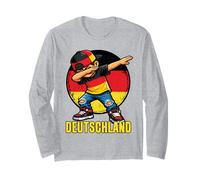 Germania Dabbing Boy Bandiera Tedesca Maglia a Manica