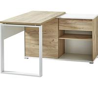 GERMANIA DIE MÖBELMACHER GW-Lioni 4156-513 scrivania, Bianco/Imitazione Rovere Navarra, (L/H/P), 120 x 75 x 117 cm