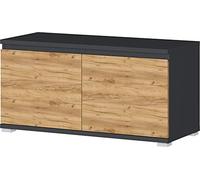 GERMANIA DIE MÖBELMACHER GW-Lissabon 3474-562 Scarpiera, Antracite/Imitazione Rovere Navarra, (L/H/P), 96 x 52 x 40 cm