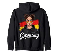 Germania Donne orgogliose Radici tedesche Felpa con Cappuccio