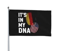 Germania, È Nel Mio Dna Bandiere Di Benvenuto Resistente Alle Intemperie Bandiera Da Cortile Durevole Garden Flag Decorazione Per Fattoria Interni Patio 90X152Cm