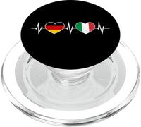 Germania Italia Due Cuori Battito Cardiaco Italo-Tedesco PopSockets PopGrip per MagSafe
