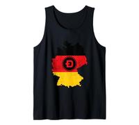 Germania Logo Dogecoin Bandiera Tedesca Criptovaluta Meme Doge Canotta