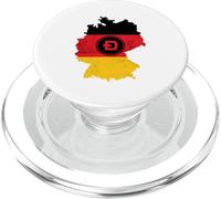 Germania Logo Dogecoin Bandiera tedesca Criptovaluta MEME DOGE PopSockets PopGrip per MagSafe