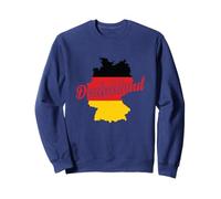 Germania, Mappa, con, Bandiera Felpa