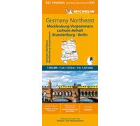 Germania Nord Est: Straßen- und Tourismuskarte 1:350.000; Auflage 2018: 542