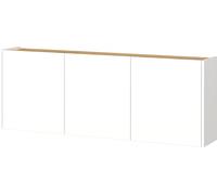Germania Scarpiera 1345-513 GW-Libbiano, in bianco/Rovere Navarra, con profondità ridotta, 138 x 52 x 25 cm (LxAxP)