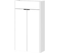 Germania Scarpiera 4437-633 GW-Ameca, in bianco/rovere Navarra, certificato FSC, 56 x 97 x 22 cm (LxAxP)