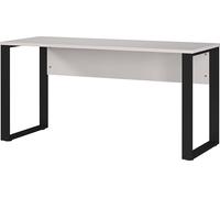 Germania Scrivania 5008-630 GW-Adrano, in cashmere/nero, con pattini in metallo, 150 x 74 x 60 cm (LxAxP)