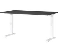Germania Scrivania 7904-569, grafite/bianco, altezza media, 140 x 91 x 80 cm (LxAxP)