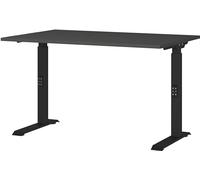 Germania Scrivania 7910-547, in grafite, altezza media regolabile, 120 x 91 x 80 cm (LxAxP)