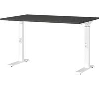 Germania Scrivania 7910-569, in grafite/bianco, altezza media, 120 x 91 x 80 cm (LxAxP)