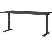 Germania Scrivania 7911-547, grafite, altezza media regolabile, 160 x 91 x 80 cm (LxAxP)