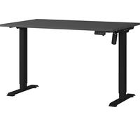 Germania Scrivania 8022-547, in grafite, regolabile elettricamente in altezza, 120 x 119 x 80 cm (LxAxP)