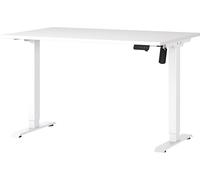 Germania Scrivania 8022-84, in bianco, regolabile elettricamente in altezza, 120 x 119 x 80 cm (LxAxP)
