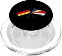 Germania Seychelles Bandiere incrociate Radici delle Seychelles tedesche PopSockets PopGrip per MagSafe