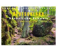Germania, Svizzera sassone Parco nazionale, foresta delle fiabe (calendario da tavolo 2026 DIN A5 quer), Calvendo calendario mensile: muschio, rocce, magia - foresta come in sogno (CALVENDO Natura)