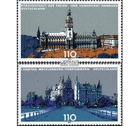 GermaniaD (Germania.Germania) 2036-2037 (Completa Edizione) MNH ** MNH 1999 Tedesco Parlamenti statali (Francobolli per i Collezionisti)