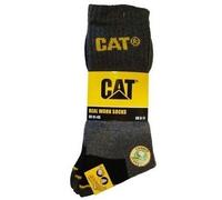 germanSocks cat real calze da lavoro grigie 41-45 confezione da 3 pezzi