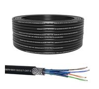 Germany B.e.s.t 100 m CAT 8 Cavo dati da terra Cavo di rete Cavo outdoor in rame Cavo LAN Cavo Ethernet S/FTP 40 Gbit/s Cat 8 rame puro Cavo dati PoE++ LSZH Cavo dati Simplex