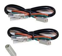 Germany Motorsports Cavo adattatore per frecce per cambio indicatori di direzione, per lampadine alogene a LED (Honda fino a anno di costruzione 04, 1 paio)