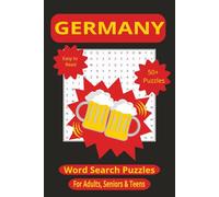 Germany Word Search Puzzle Book for Adults , Seniors & Teens - 55 Puzzles Celebrating German Culture, Landmarks & Traditions